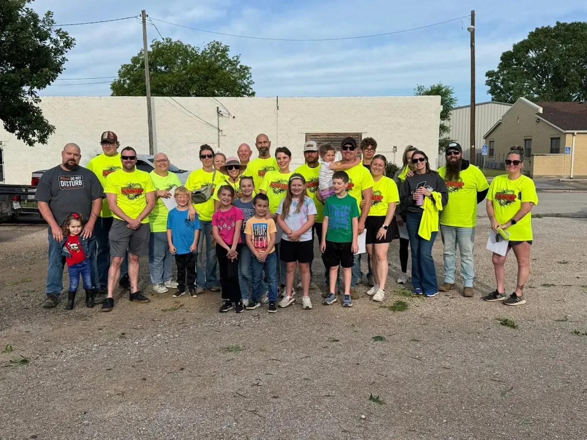 STOMP volunteers at Jacksboro Cleanup 2026
