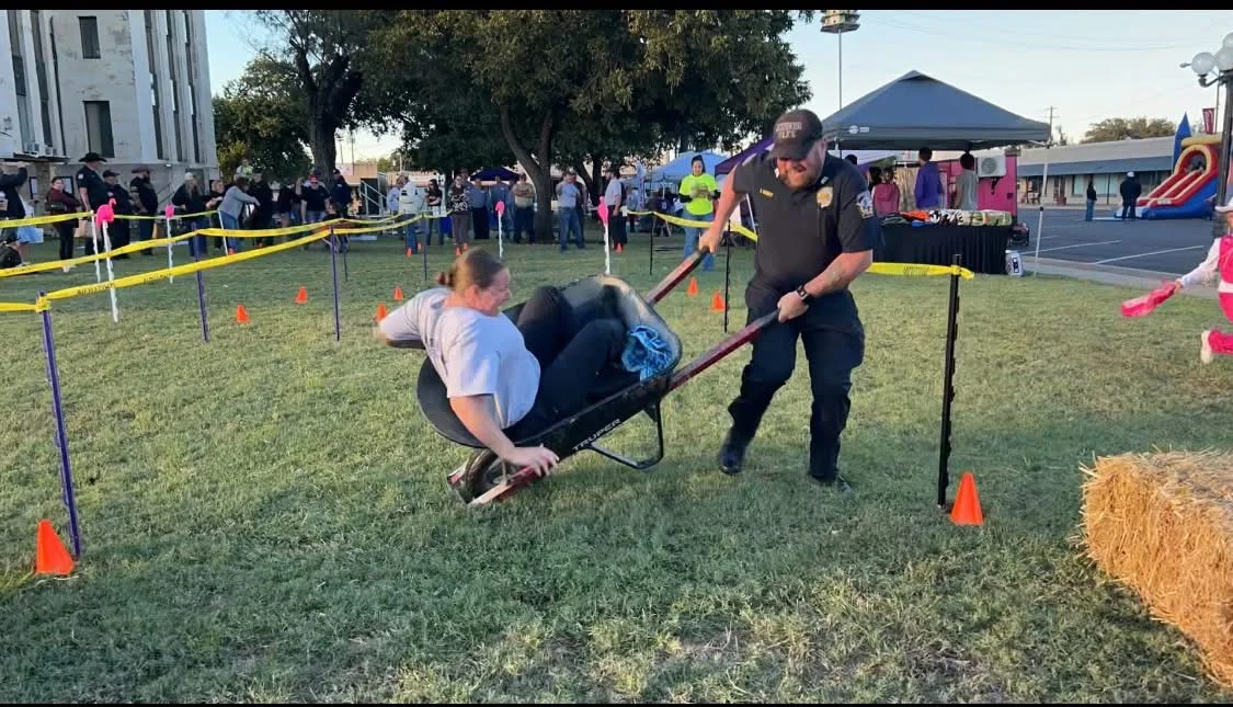 Wheelbarrow race at STOMP Fest 2026